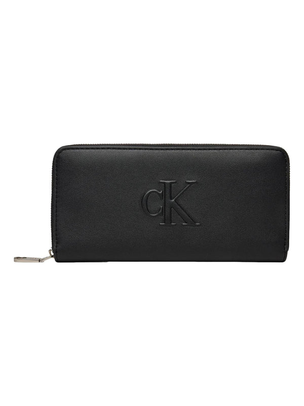 ΓΥΝΑΙΚΕΙΟ ΠΟΡΤΟΦΟΛΙ CALVIN KLEIN JEANS SCULPTED ZIP AROUND WALLET