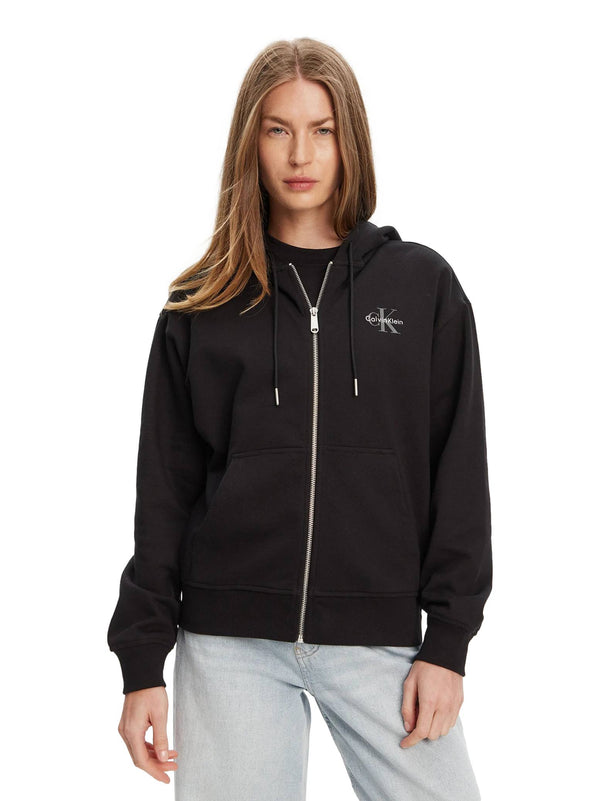 ΓΥΝΑΙΚΕΙΑ ΖΑΚΕΤΑ  CALVIN KLEIN JEANS MONOLOGO FRENCH TERRY FZ BF HOOD