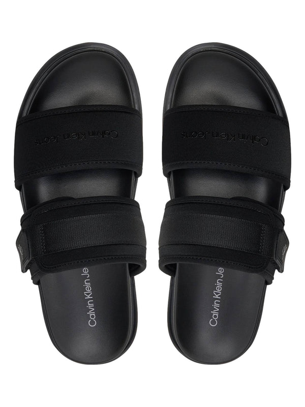 ΑΝΔΡΙΚΑ ΠΕΔΙΛΑ CALVIN KLEIN DOUBLE BAR SANDAL WB IN BR