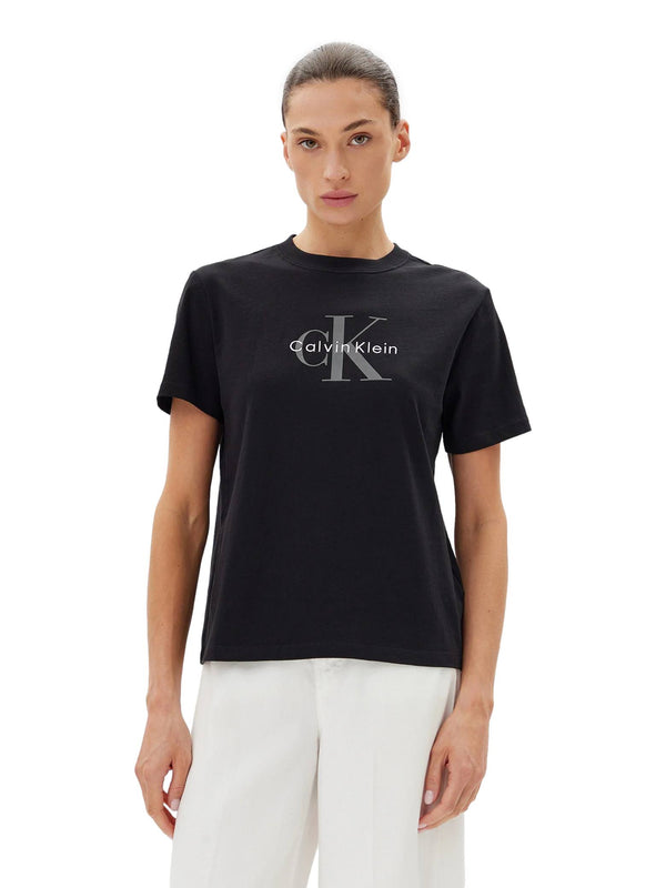 ΓΥΝΑΙΚΕΙΟ T-SHIRT CALVIN KLEIN JEANS HR SS CLSSC MNLG CNC