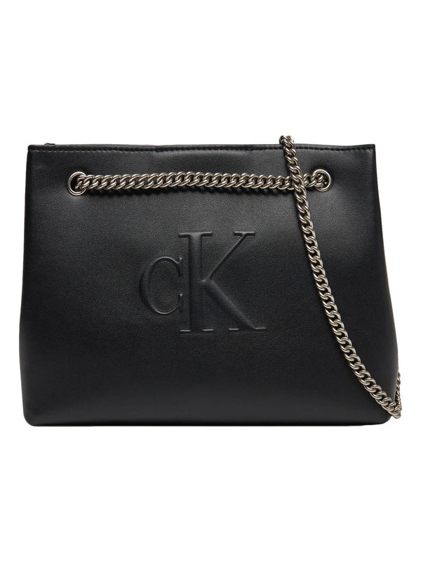 ΓΥΝΑΙΚΕΙΑ ΤΣΑΝΤΑ ΩΜΟΥ CALVIN KLEIN JEANS SCULPTED CHAIN SHOULDER BAG