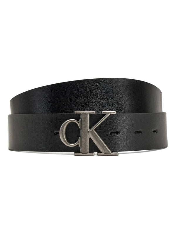 ΑΝΔΡΙΚΗ ΖΩΝΗ ΔΙΠΛΗΣ ΟΨΕΩΣ CALVIN KLEIN JEANS MONOGRAM PLAQUE 35MM