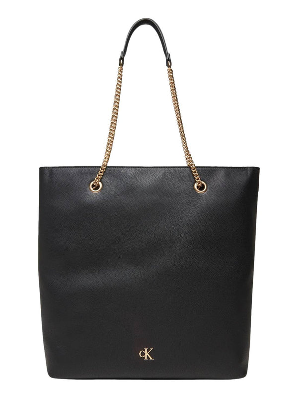 ΓΥΝΑΙΚΕΙΑ ΤΣΑΝΤΑ ΩΜΟΥ CALVIN KLEIN MINIMAL MONOGRAM CHAIN TOTE