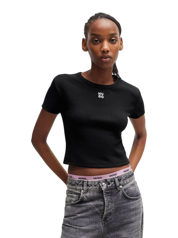ΓΥΝΑΙΚΕΙΟ T-SHIRT HUGO DELANOR CROP TOP