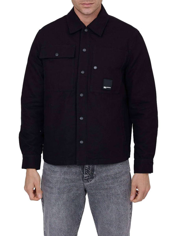 ΑΝΔΡΙΚΟ ΜΠΟΥΦΑΝ KARL LAGERFELD JEANS KLJ CANVAS OVERSHIRT