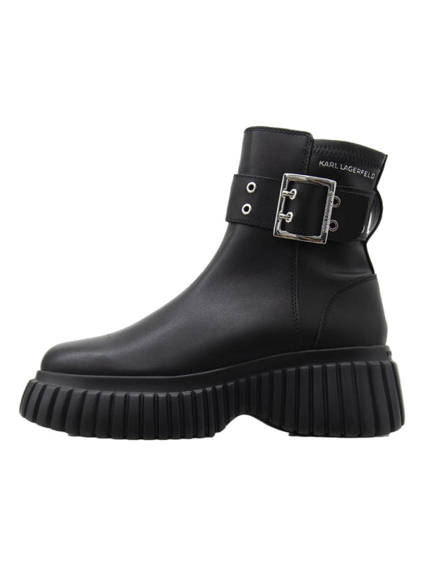 ΓΥΝΑΙΚΕΙΑ ΜΠΟΤΑΚΙΑ KARL LAGERFELD KREEPER WEDGE BUCKLE MIDI BOOT