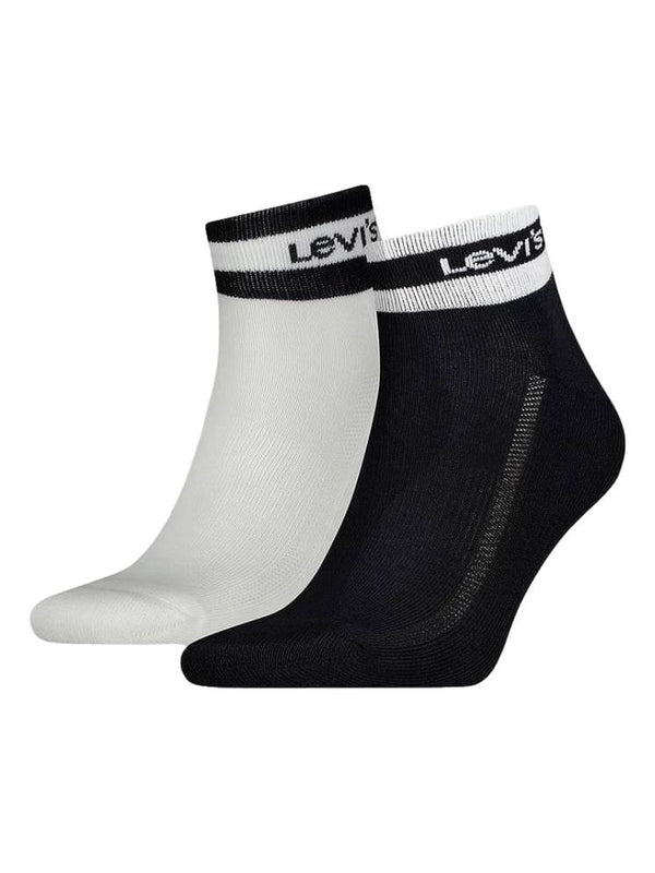 LEVI'S SOCKS MID CUT SPORT STRIPE  2-PACK