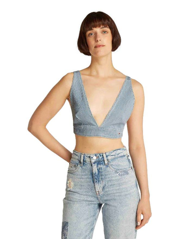 ΓΥΝΑΙΚΕΙΟ TOP TOMMY JEANS DENIM BRA BI6136