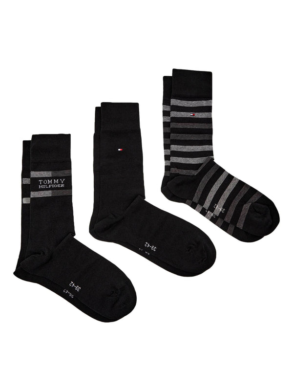 ΑΝΔΡΙΚΕΣ ΚΑΛΤΣΕΣ TOMMY HILFIGER  TH MEN 3P GIFTBOX TOMMY STRIP