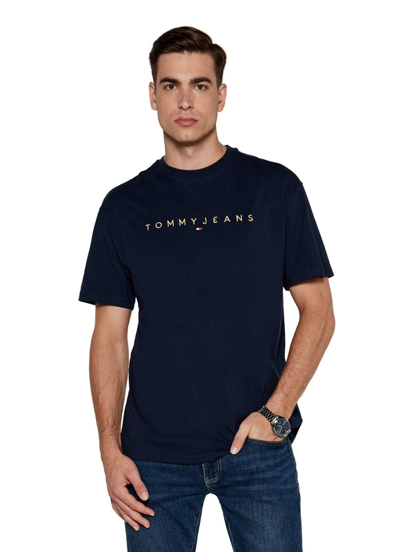 ΑΝΔΡΙΚΟ T-SHIRT TOMMY JEANS TJM REG GOLD LINEAR LOGO TEE EXT
