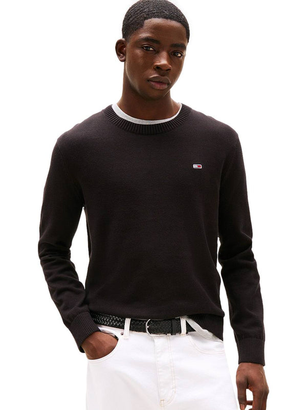 ΑΝΔΡΙΚΟ ΠΟΥΛΟΒΕΡ TOMMY JEANS TJM SLIM ESSENTIAL LIGHT SWEATER