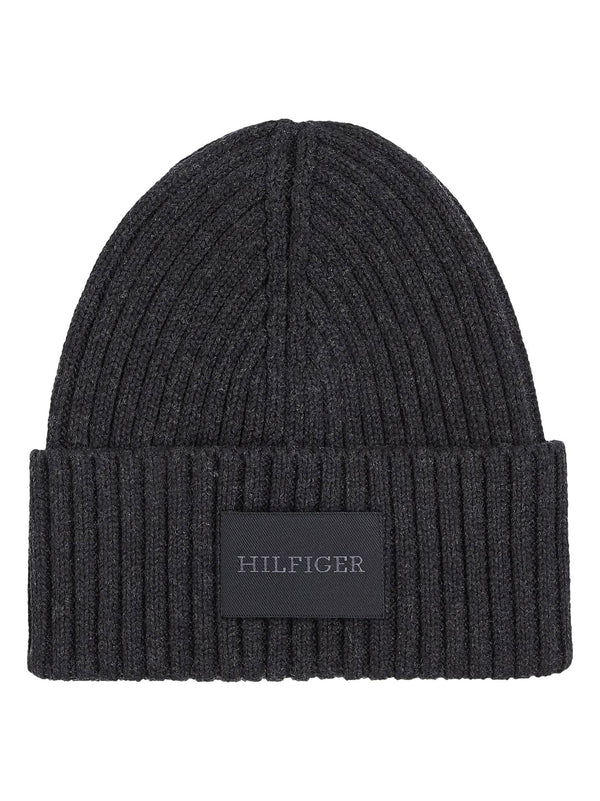 ΑΝΔΡΙΚΟ ΣΚΟΥΦΑΚΙ TOMMY HILFIGER TH MONOTYPE PATCH COTTON BEANIE