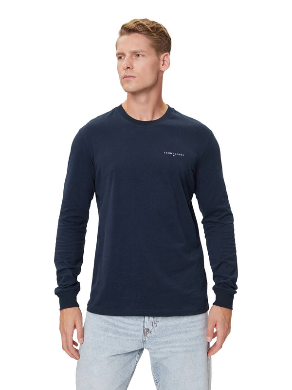 ΑΝΔΡΙΚH ΜΠΛΟΥΖΑ TOMMY JEANS TJM SLIM CHEST LINEAR LS TEE EXT