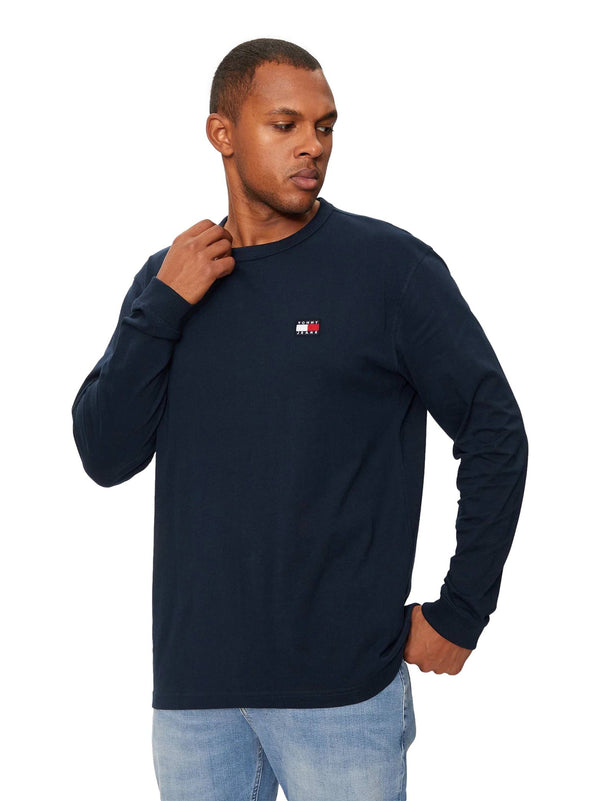 ΑΝΔΡΙΚΗ ΜΠΛΟΥΖΑ TOMMY JEANS TJM REG BADGE LS TEE
