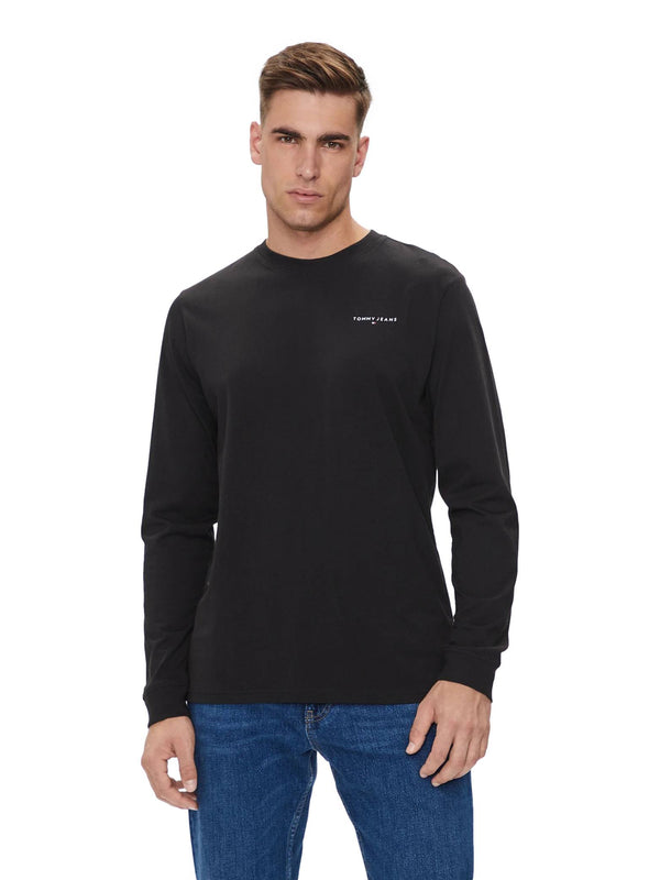 ΑΝΔΡΙΚΗ ΜΠΛΟΥΖΑ TOMMY JEANS TJM SLIM LINEAR CHST L.S TEE EXT