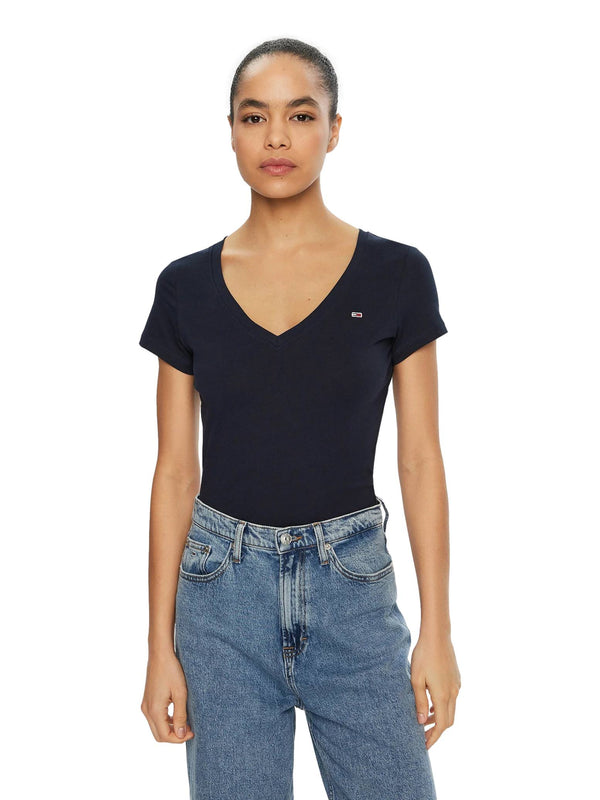 ΓΥΝΑΙΚΕΙΟ T-SHIRT TOMMY JEANS V-NECK TEE