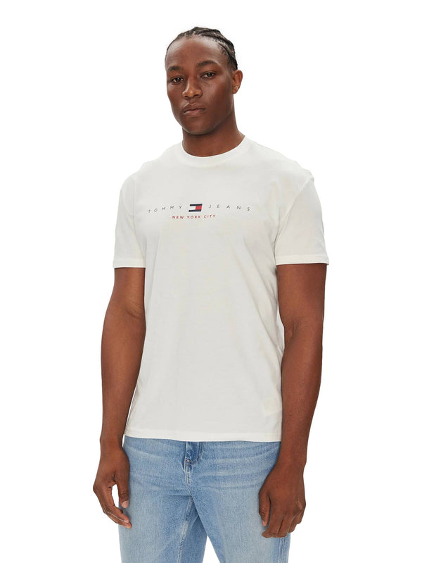ΑΝΔΡΙΚΟ T-SHIRT TOMMY JEANS TJM REG FLAG LINEAR SS TEE EXT