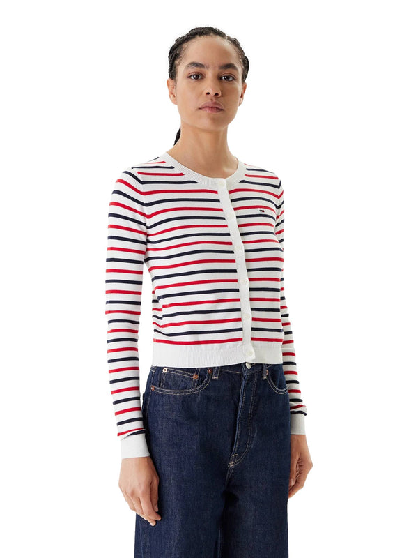 ΓΥΝΑΙΚΕΙΑ ΠΛΕΚΤΗ ΖΑΚΕΤΑ TOMMY JEANS TJW ESSENTIAL CREW NECK CARDIGAN