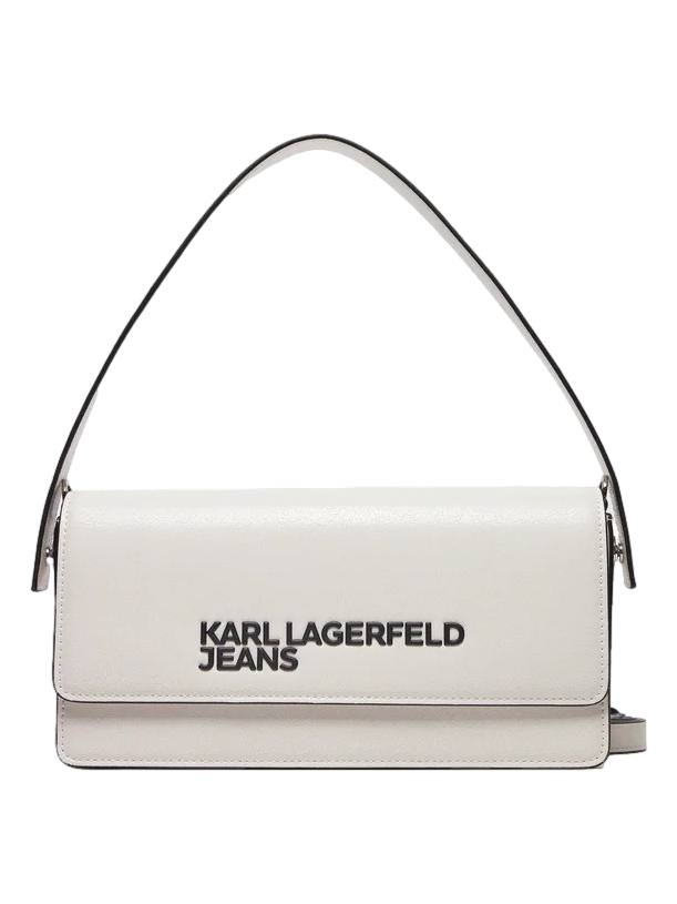 Karl Lagerfeld Jeans Borsa Spalla Essential Logo Donna - Nero, Stile Street E Alta Moda - 2