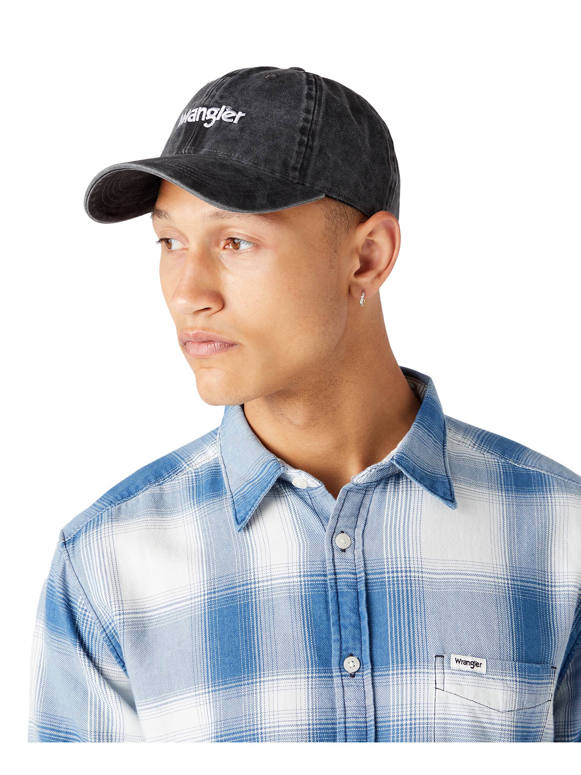 Wrangler Herren Washed Logo Cap – Klassische Baseballkappe Aus 100% Baumwolle