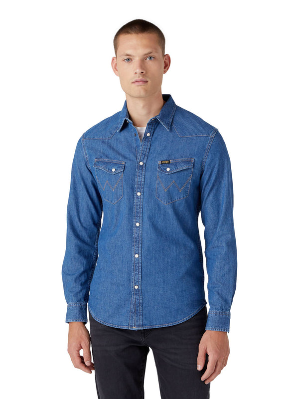 ΑΝΔΡΙΚΟ JEAN ΠΟΥΚΑΜΙΣΟ WRANGLER WESTERN SHIRT