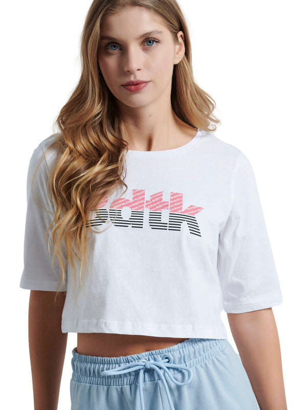 ΓΥΝΑΙΚΕΙΟ T-SHIRT BODYTALK CROPPED