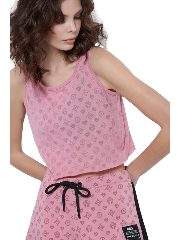 ΓΥΝΑΙΚΕΙΟ ΑΜΑΝΙΚΟ CROP TOP BODYTALK ONEWORLD
