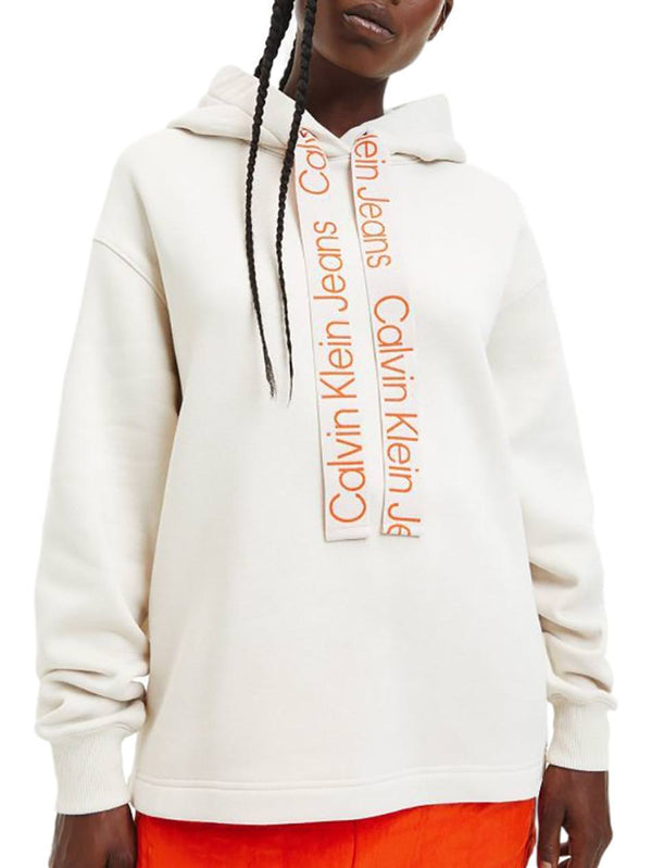 ΓΥΝΑΙΚΕΙΟ ΦΟYΤΕΡ CALVIN KLEIN JEANS CONTRAST DRAWCORDS HOODIE