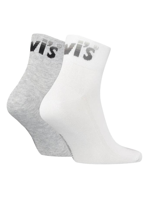 ΑΝΔΡΙΚΕΣ ΚΑΛΤΣΕΣ LEVI'S MID CUT SPORTWEAR LOGO 2-PACK
