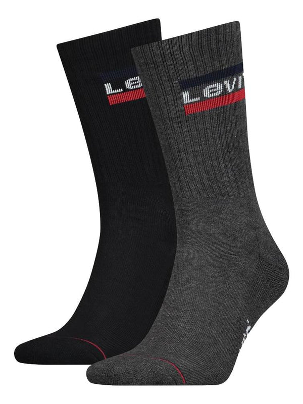 LEVI'S SOCKS REGULAR CUT SPORTWEAR 2-PACK