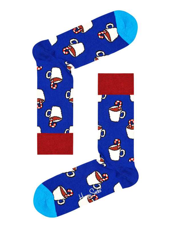 HAPPY SOCKS CANDY CANE COCOA SOCK SET