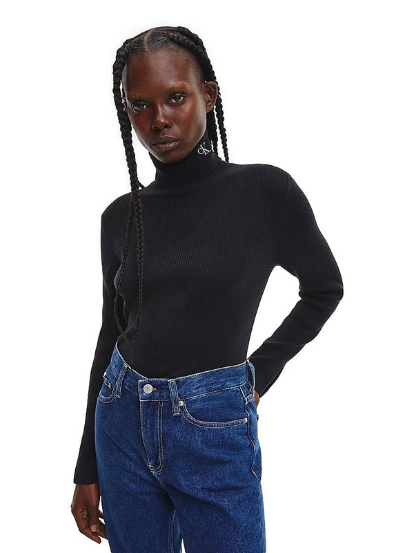 ΓΥΝΑΙΚΕΙΟ ΠΟΥΛΟΒΕΡ CALVIN KLEIN JEANS TIGHT ROLL NECK