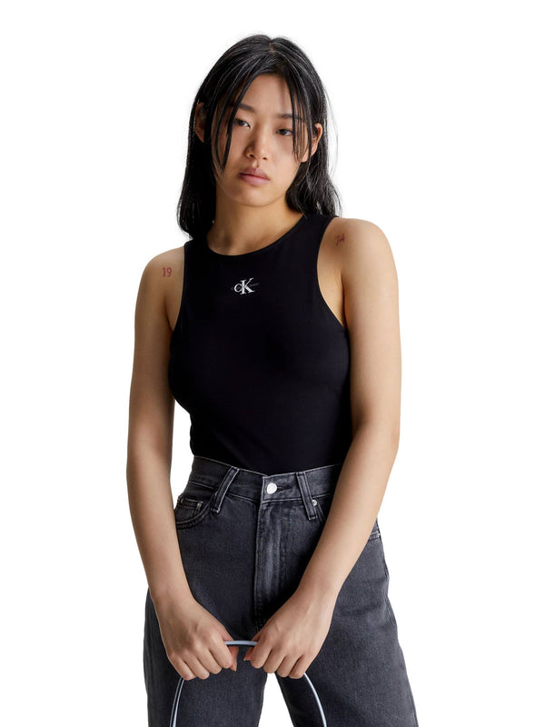 ΓΥΝΑΙΚΕΙΟ TOP  CALVIN KLEIN JEANS MICRO MONOLOGO RACER BACK