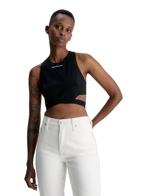 ΓΥΝΑΙΚΕΙΟ CROP TOP CALVIN KLEIN JEANS CUT OUT