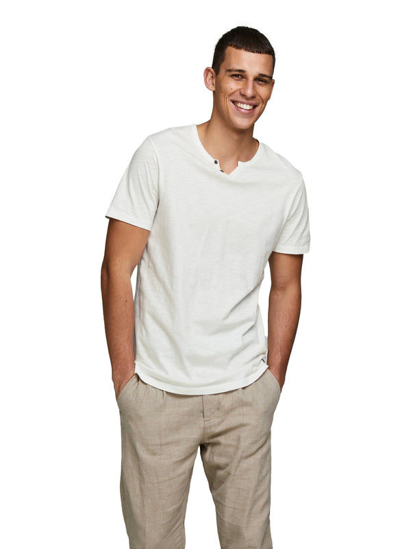 ΑΝΔΡΙΚΟ T-SHIRT JACK & JONES SPLIT NECK