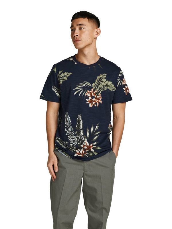 ΑΝΔΡΙΚΟ T-SHIRT JACK & JONES TROPIC CREWNECK