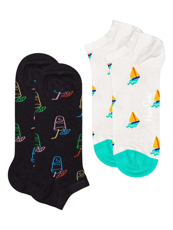 HAPPY SOCKS LEMONADE SET LOW CUT 2-PACK