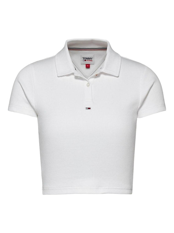 ΓΥΝΑΙΚΕΙΟ POLO TOMMY JEANS CROPPED RIB