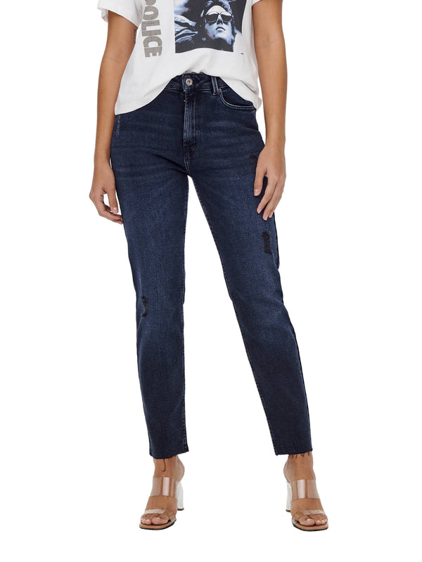 ΓΥΝΑΙΚΕΙΟ JEAN ONLY ONLEMILY HIGH WAIST CROPPED