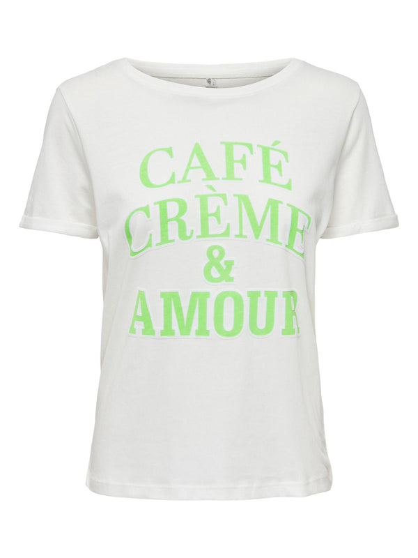 ΓΥΝΑΙΚΕΙΟ T-SHIRT ONLY REBECCA S/S AMOUR TOP BOX