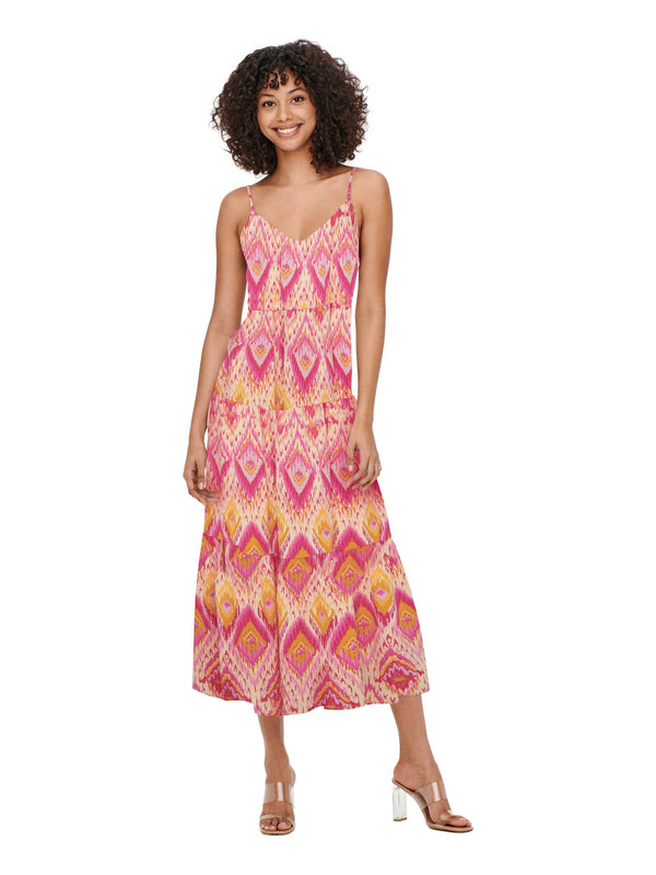 ΓΥΝΑΙΚΕΙΟ ΦΟΡΕΜΑ ONLY LALMA LIFE VIS STRAP LONG DRESS