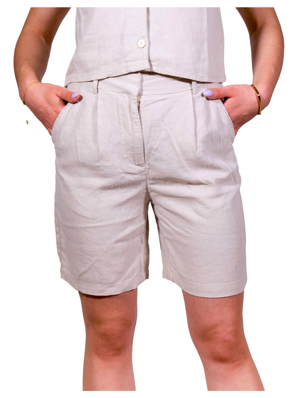ΓΥΝΑΙΚΕΙΟ ΣΟΡΤΣ ONLY CARO LONG LINEN BLEND