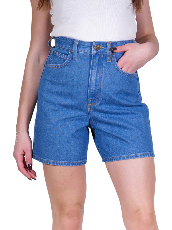 ΓΥΝΑΙΚΕΙΟ JEAN SHORTS LEE STELLA ULTRA HIGH WAIST