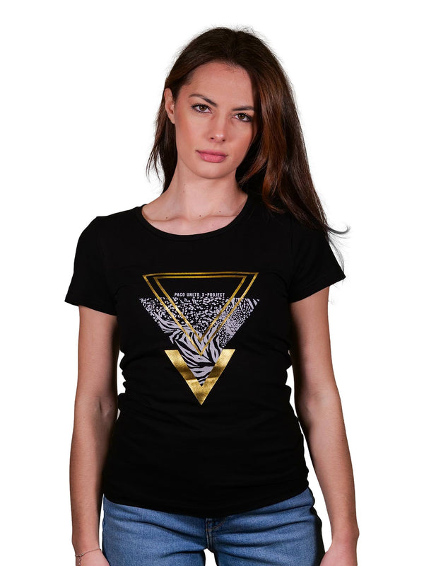 ΓΥΝΑΙΚΕΙΟ T-SHIRT PACO & CO ANIMAL TRIANGLES