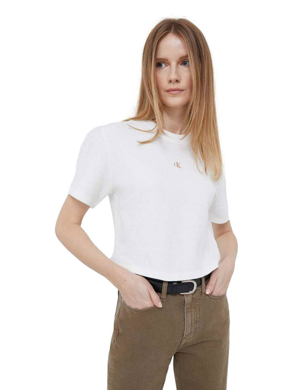 ΓΥΝΑΙΚΕΙΟ T-SHIRT CALVIN KLEIN JEANS WAFFLE TEE