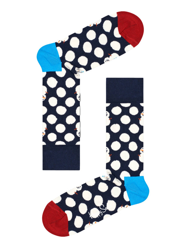 HAPPY SOCKS BIG DOT SNOWMAN SOCK SET