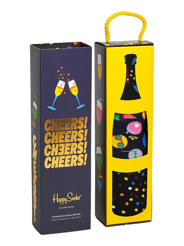 HAPPY SOCKS CELEBRATION SOCKS GIFT SET GIFTBOX 3-PACK